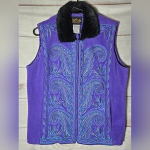 Bob Mackie Embroidered Vest